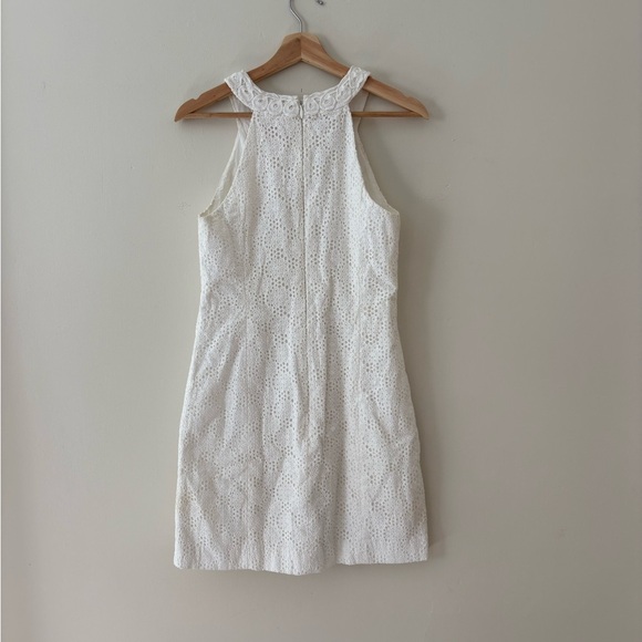 Lilly Pulitzer White Embrodied Mini Dress - Size 4 - Picture 5 of 5
